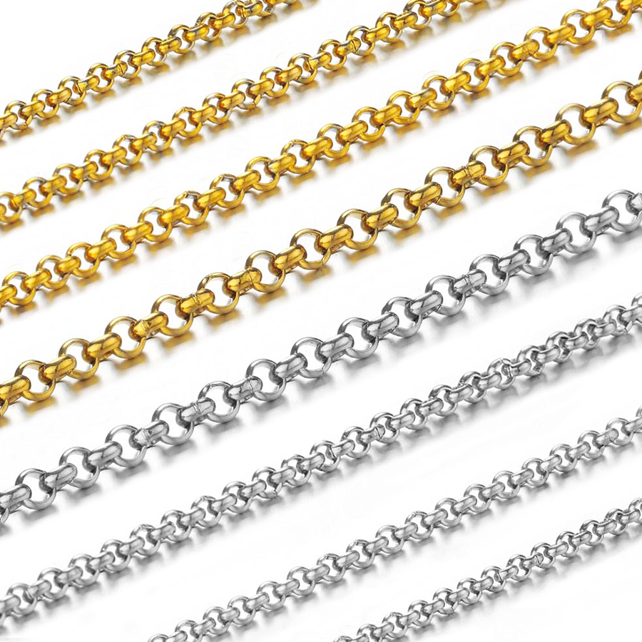 Body Jewellery - 1 Meter 2-4mm Stainless Steel O-shaped