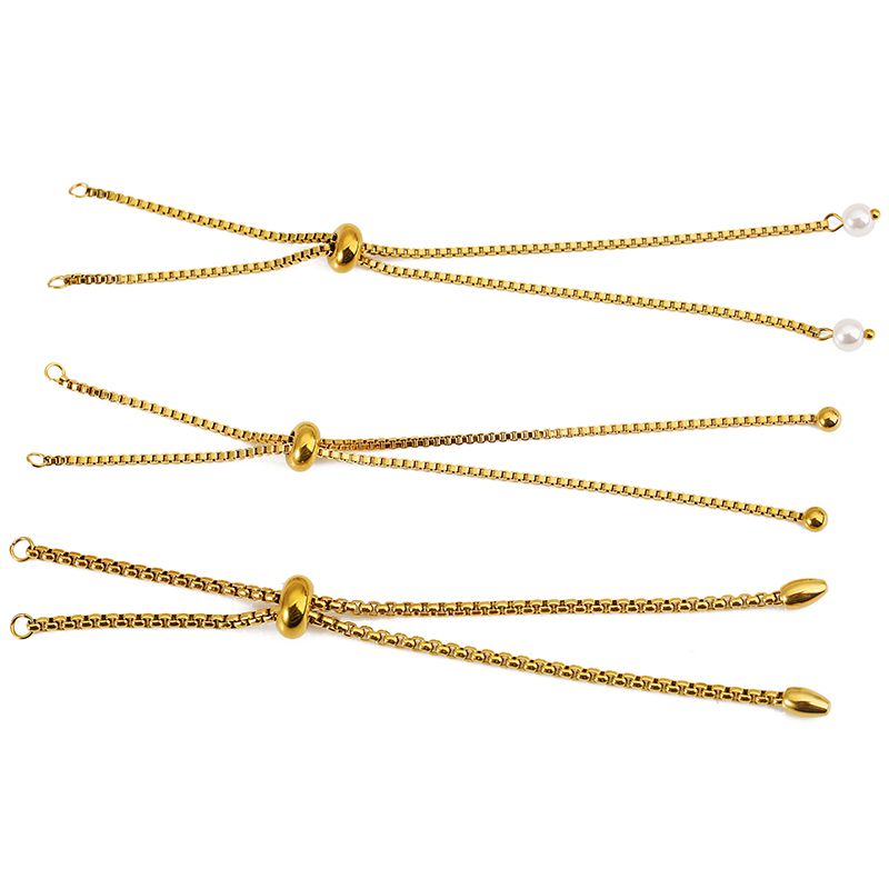 Body Jewelry Organizer - 3pcs Stainless Steel Glue Bead Adjustable