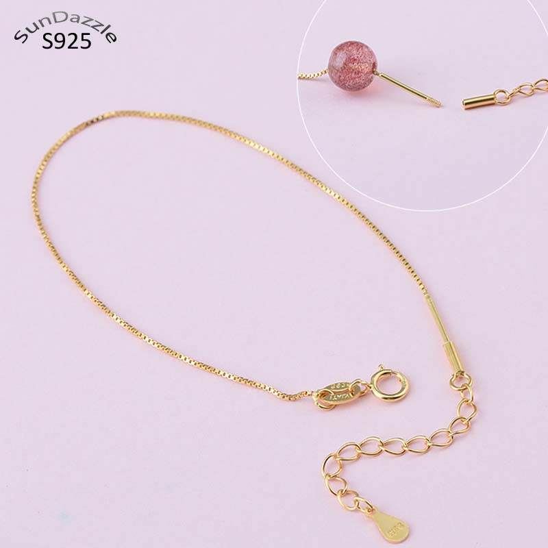 Body Jewelry Organizer - Real Solid 925 Sterling Silver Necklace