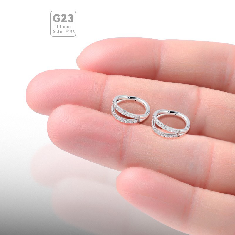 ASTM F136 Titanium Conch Hoop  - Conch Earring Hoop recension och pris