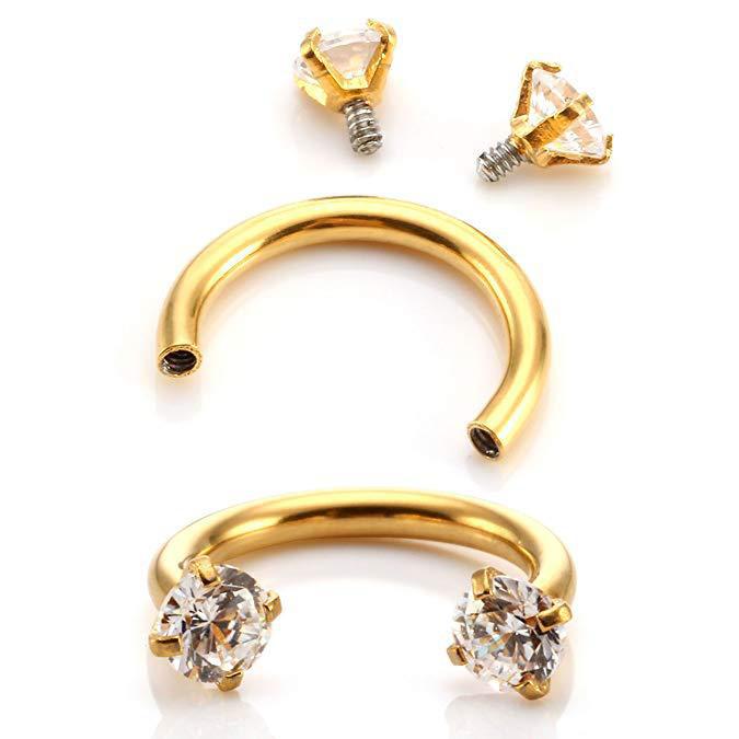 1PC Stainless Steel Tragus Pie - Conch Earring Hoop recension och pris