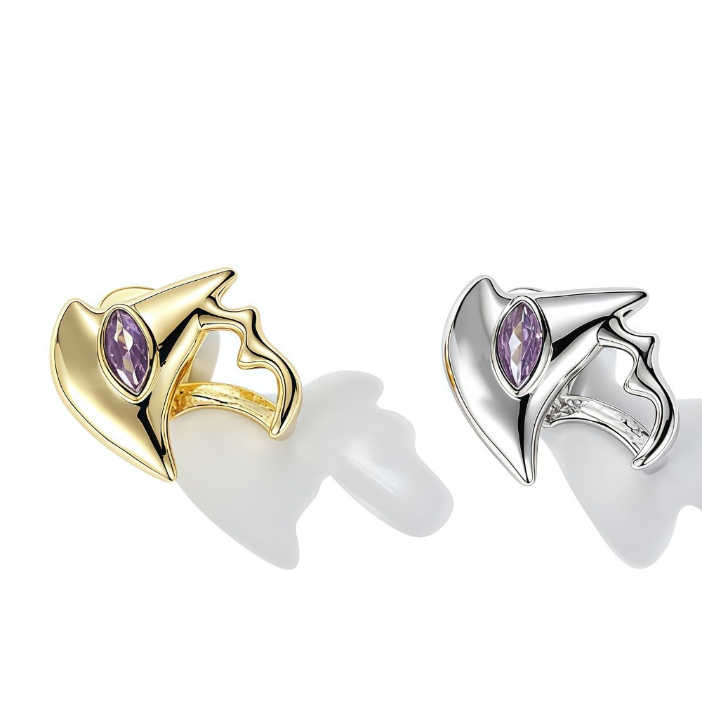 Marquise Zircon Teeth Grillz C - Body Jewelry Real Gold recension och pris