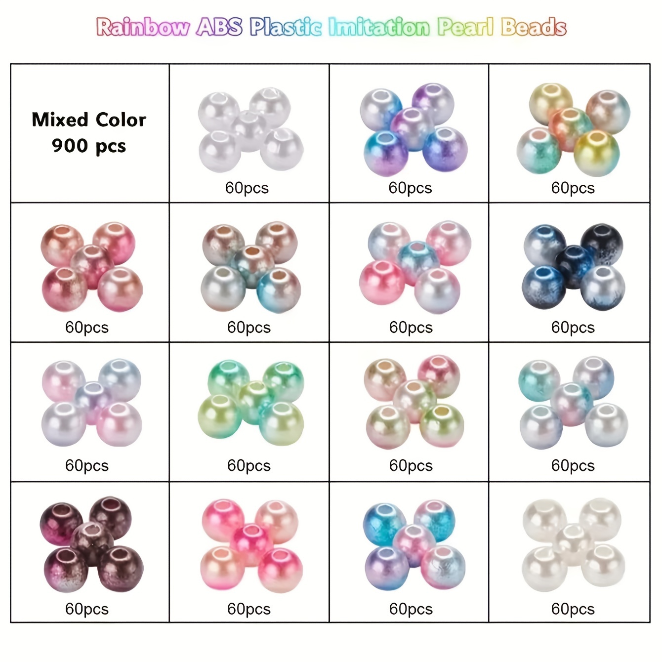 6mm dual color spray painted a - Body Jewelry Organizer recension och pris