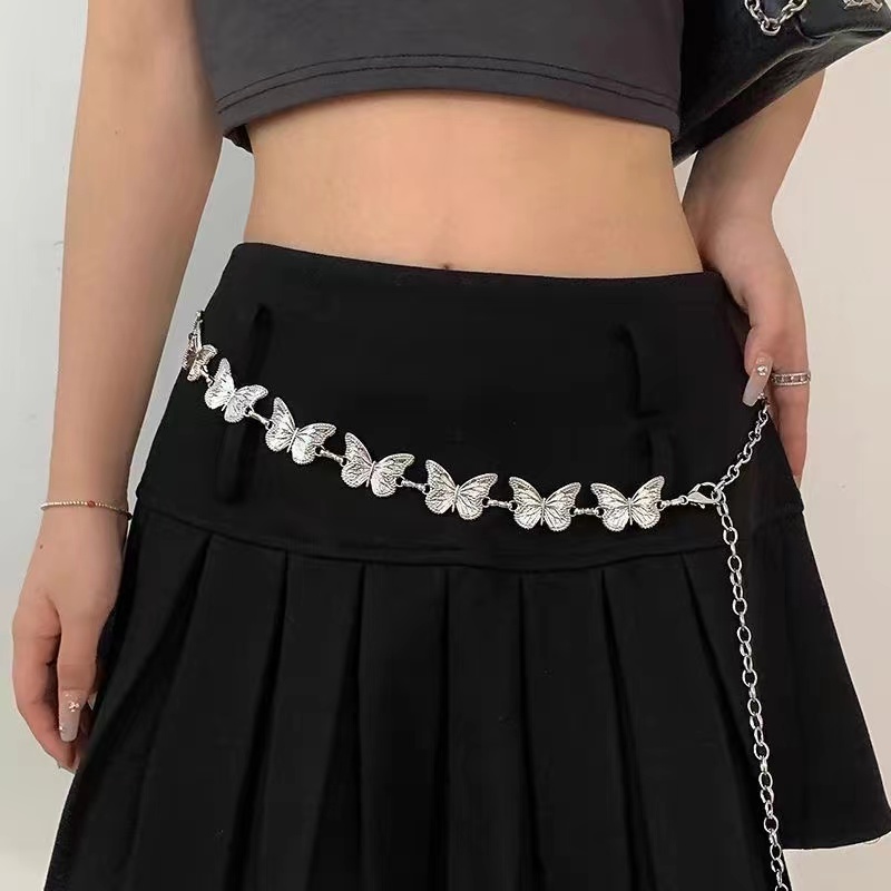 Fashion Butterfly Belt Waist C - Body Jewelry Waist Chains recension och pris
