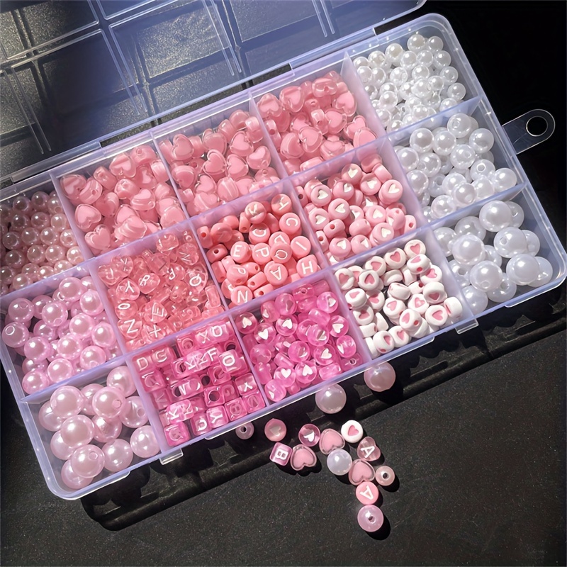 10-Piece Pink Alphabet Box, Ac - Body Jewelry Organizer recension och pris
