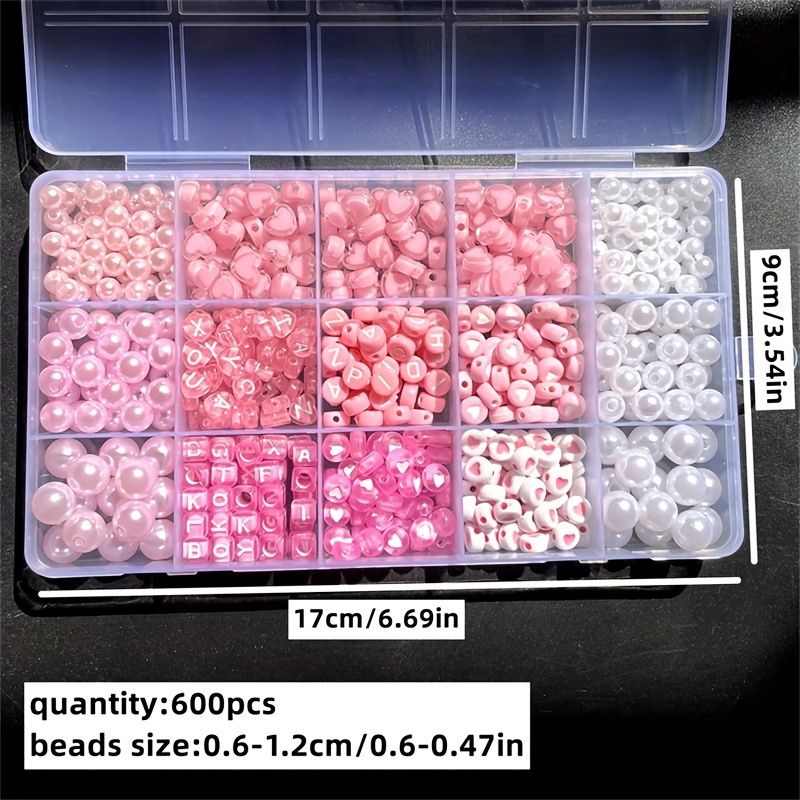 10-Piece Pink Alphabet Box, Ac - Body Jewelry Organizer recension och pris