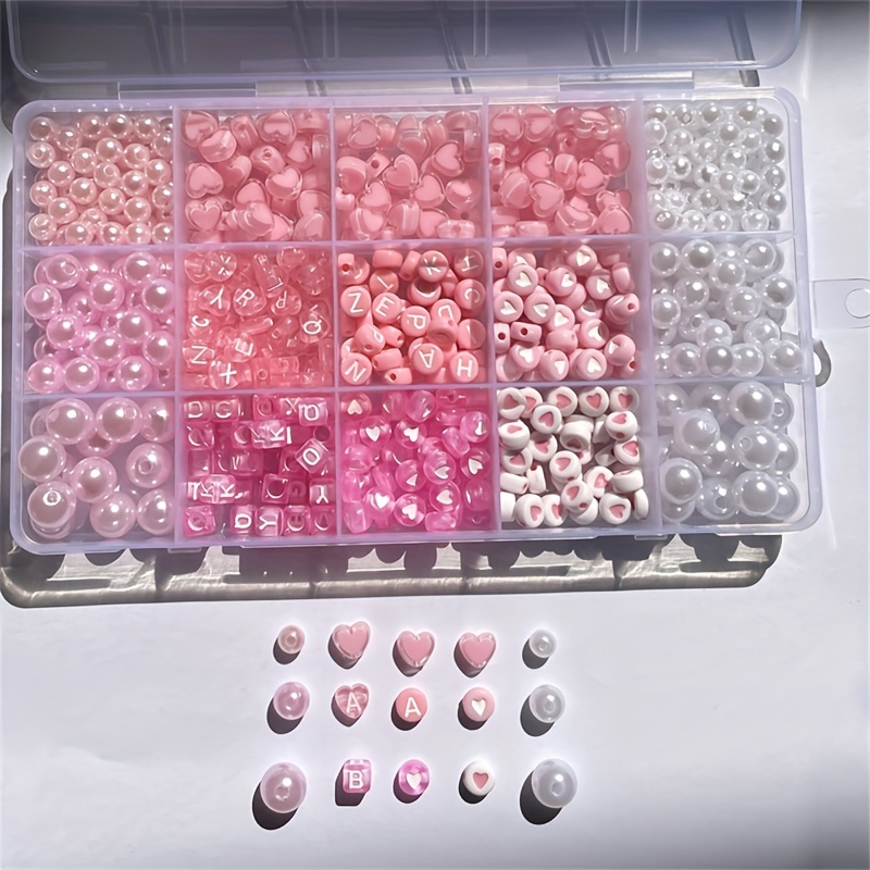 10-Piece Pink Alphabet Box, Ac - Body Jewelry Organizer recension och pris