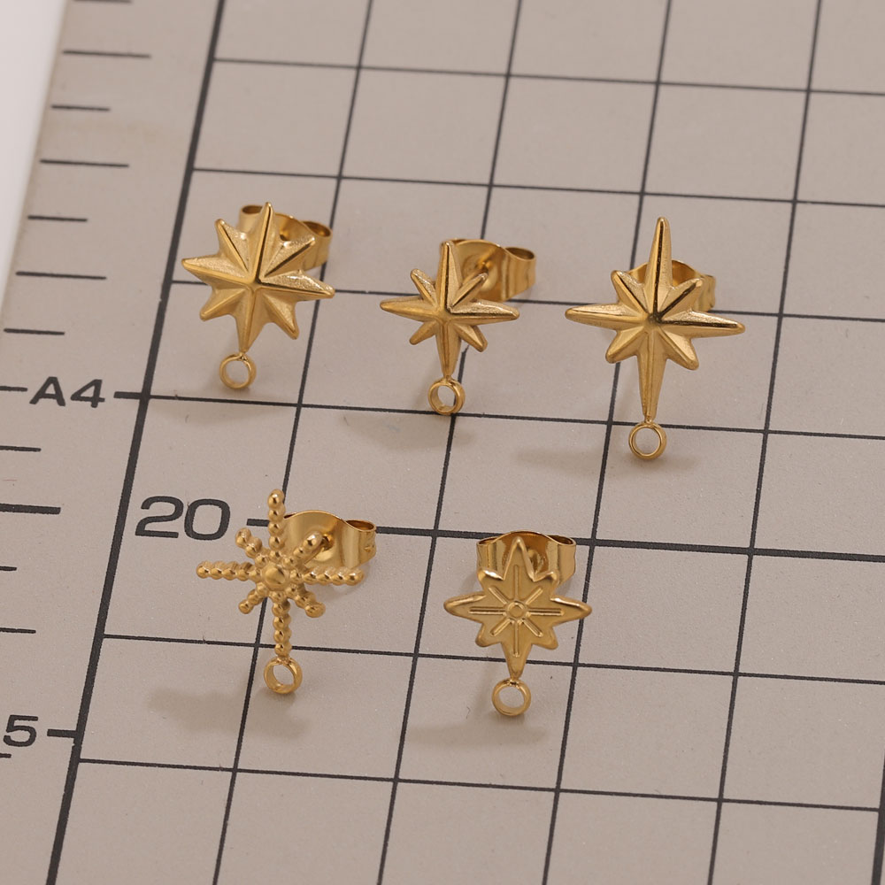 6pcs Stainless Steel Star Earr - Body Jewellery recension och pris