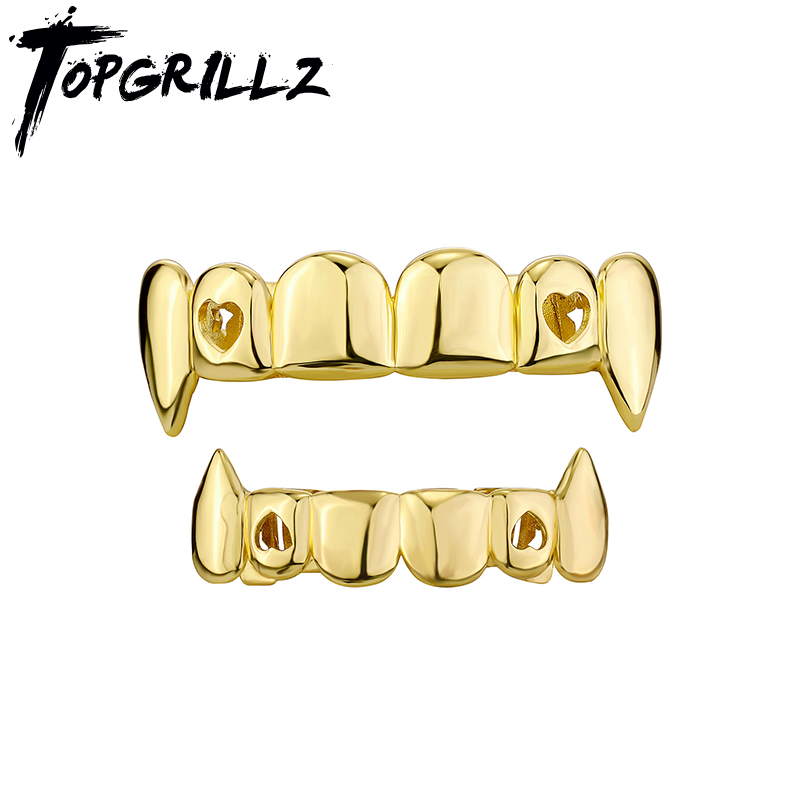 TOPGRILLZ Gold Silver Plated H - Body Jewelry Real Gold recension och pris