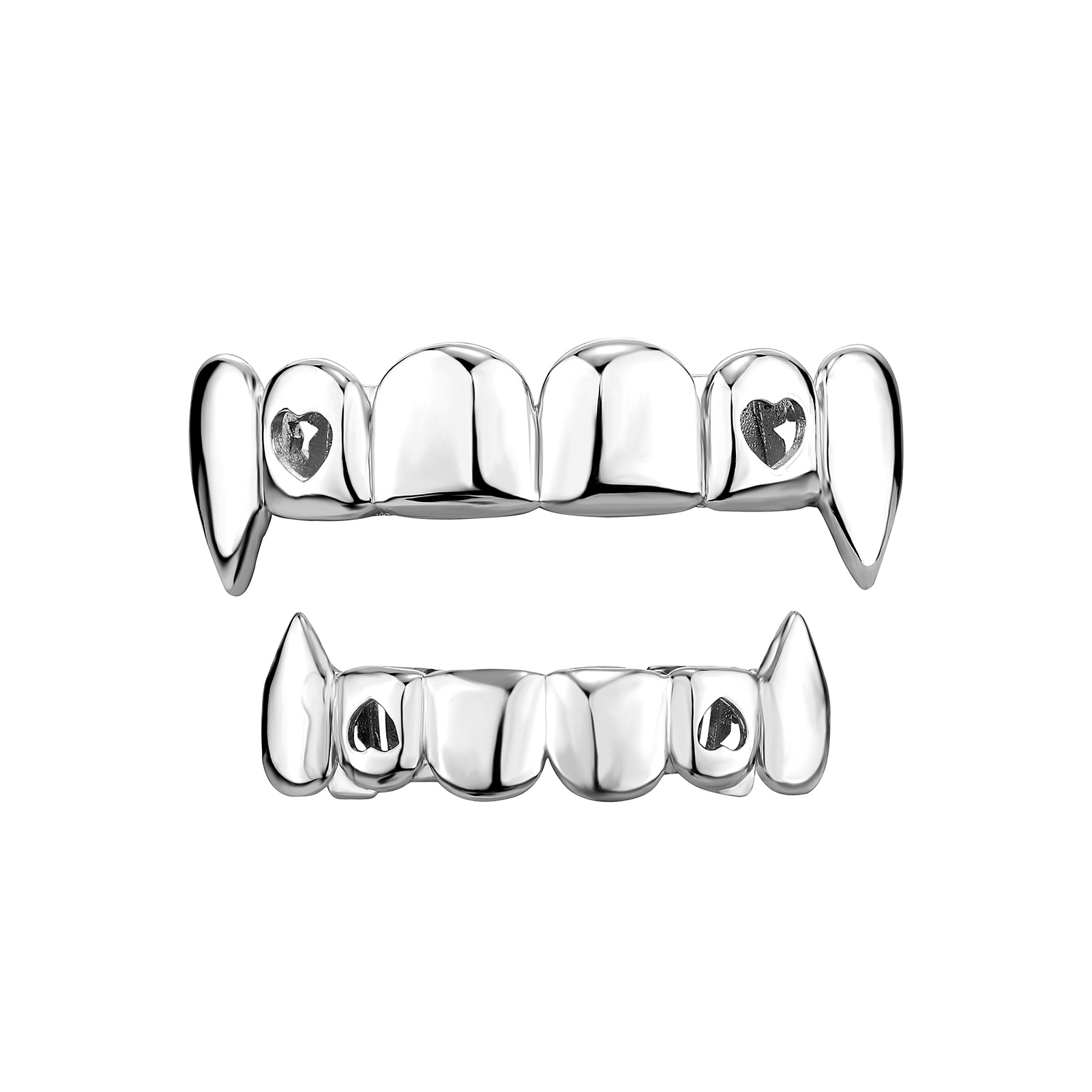TOPGRILLZ Gold Silver Plated H - Body Jewelry Real Gold recension och pris
