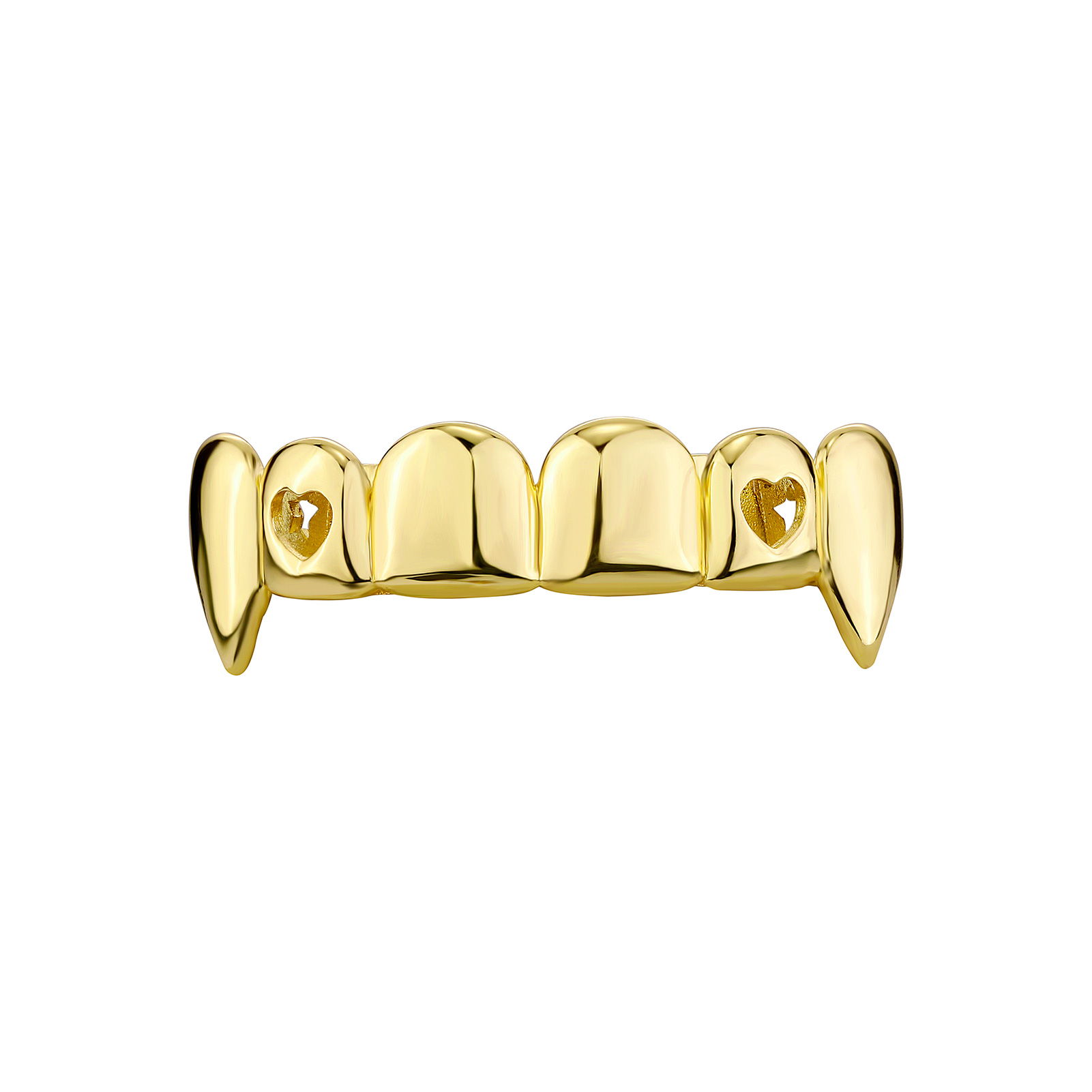 TOPGRILLZ Gold Silver Plated H - Body Jewelry Real Gold recension och pris