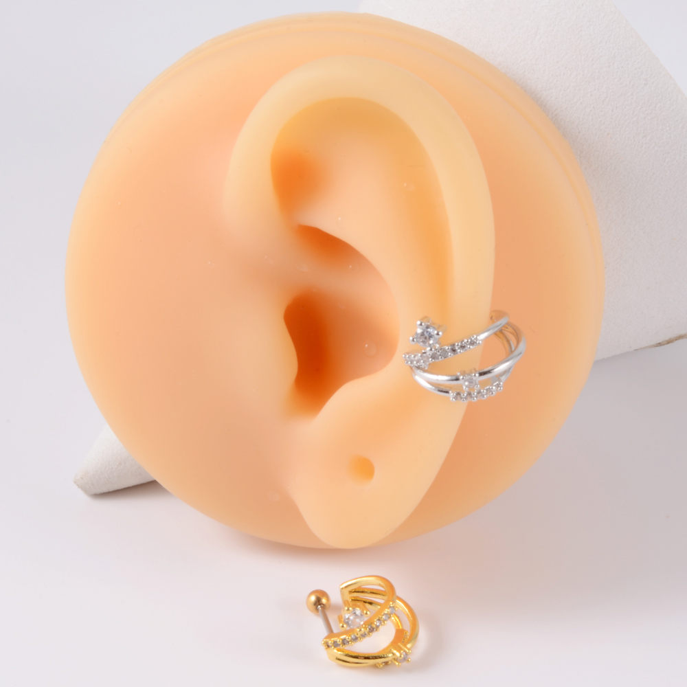 1PC 16G Ladies CZ Hoop Ear Stu - Conch Earring Hoop recension och pris