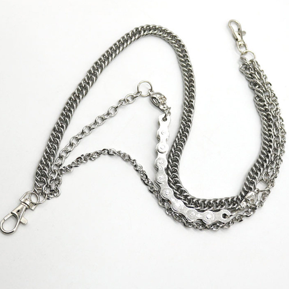 1Pcs Men's Silver Skull Trouse - Body Jewelry Ideas recension och pris