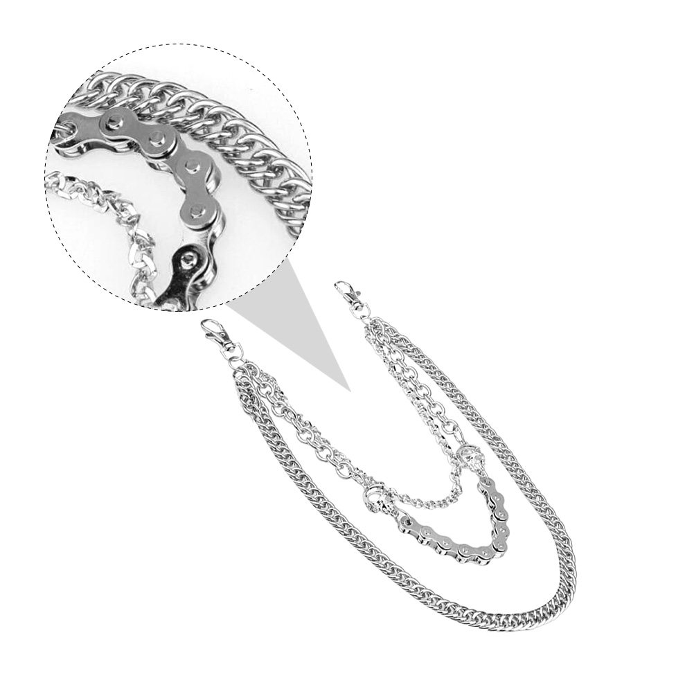 1Pcs Men's Silver Skull Trouse - Body Jewelry Ideas recension och pris