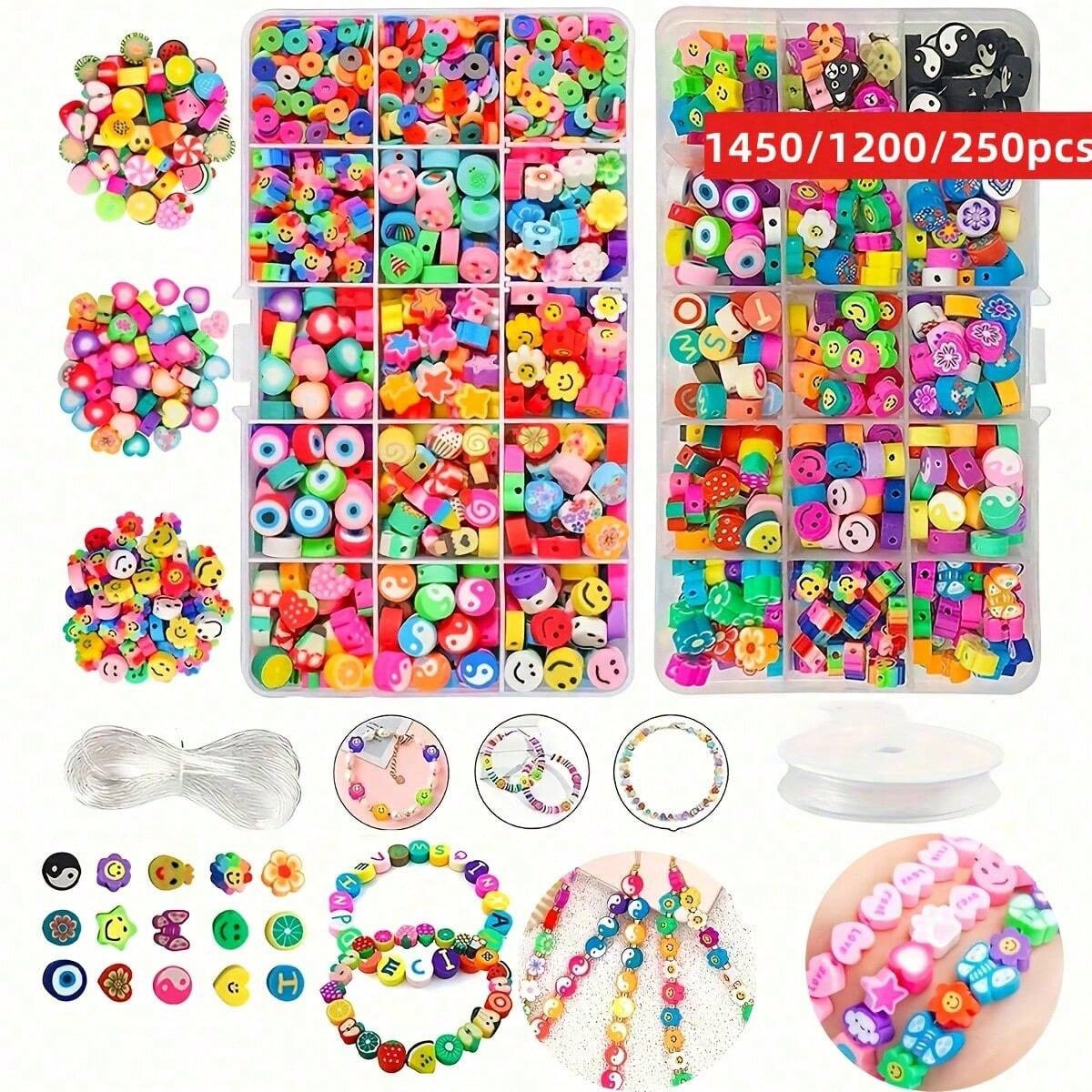 1450/1200/250pcs Polymer Clay  - Body Jewelry Organizer recension och pris