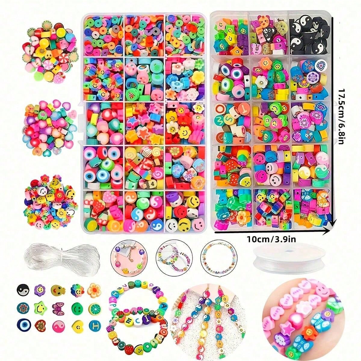 1450/1200/250pcs Polymer Clay  - Body Jewelry Organizer recension och pris