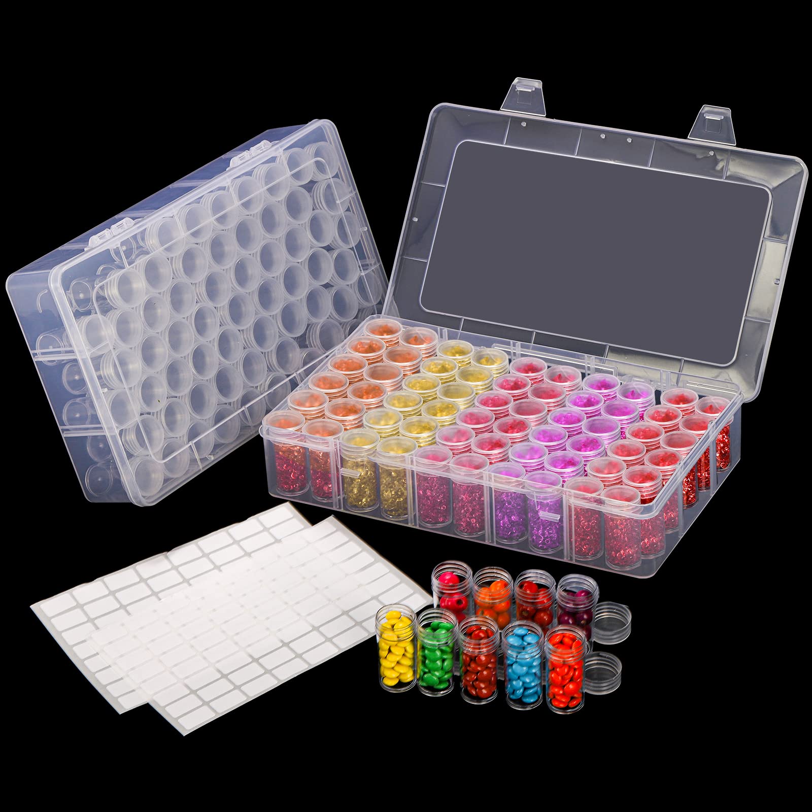 1pc 24/30//38/60 Slots Plastic - Body Jewelry Organizer recension och pris