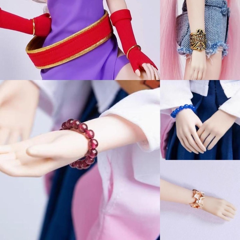 1/6 Scale Metal Bracelet Wrist - Body Jewelry Real Gold recension och pris