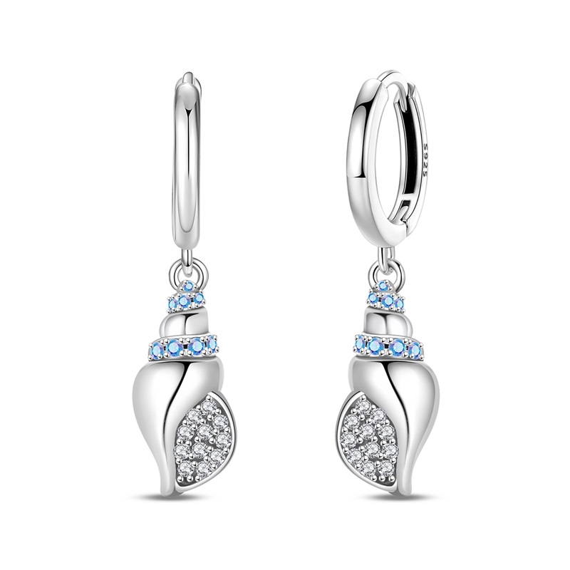 Women Earrings 925 Sterling Si - Conch Earring Hoop recension och pris