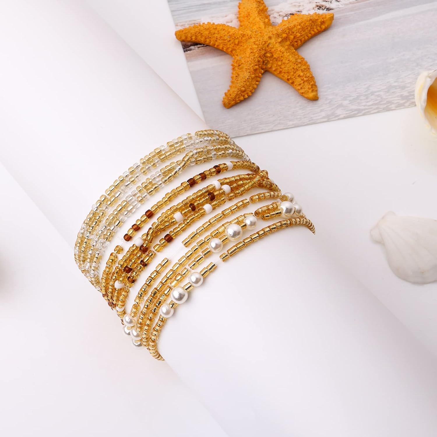 Waist Beads for Women Belly Be - Body Jewelry Waist Chains recension och pris