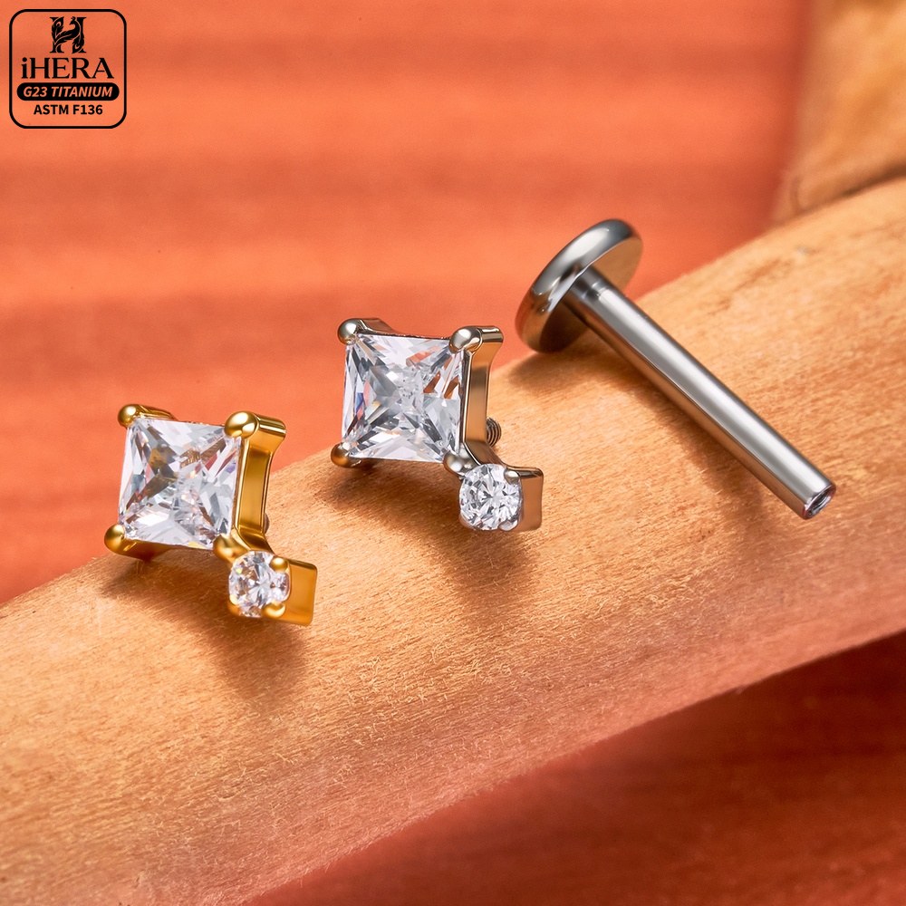 G23 Titanium Labret Segment He - Conch Earring Hoop recension och pris