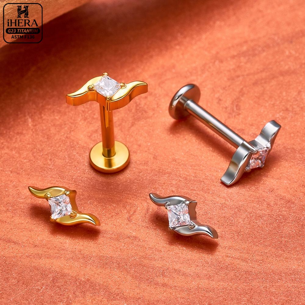 G23 Titanium Labret Segment He - Conch Earring Hoop recension och pris