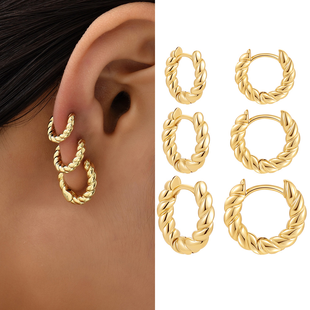 12/14/16mm Trendy Twisted Smal - Conch Earring Hoop recension och pris