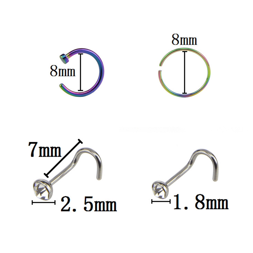 22Pcs High Polish Stainless St - Body Jewelry Ideas recension och pris