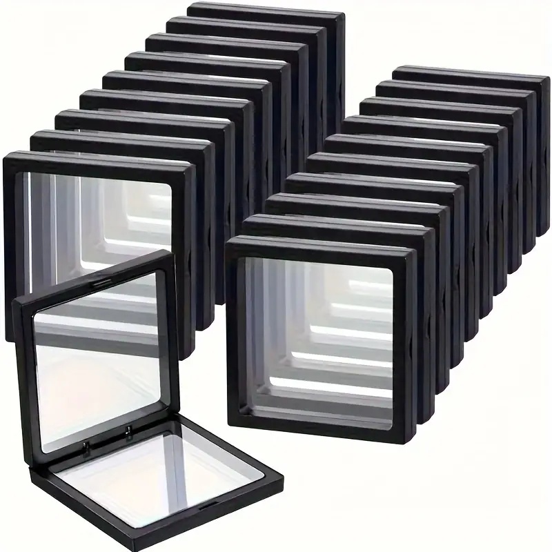 20Pcs Clearview 3D Floating Di - Body Jewelry Organizer recension och pris