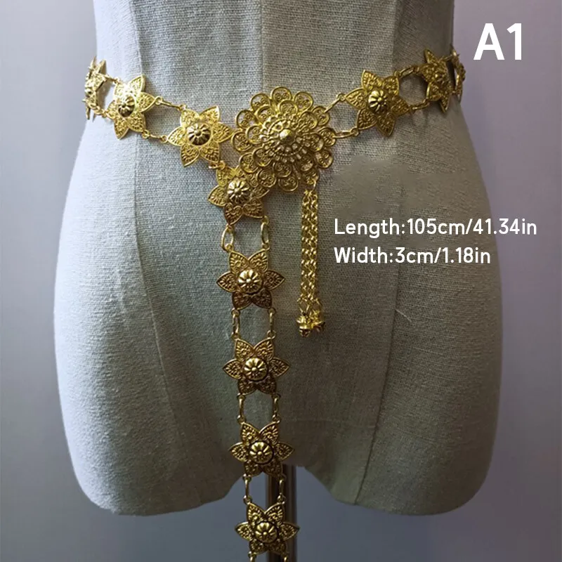 1PC Metal Thailand Waist Chain - Body Jewellery recension och pris