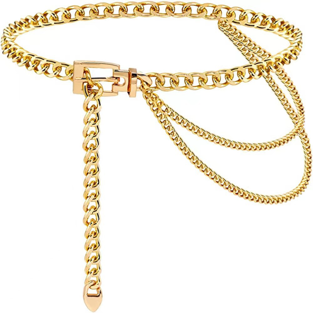 Punk Waist Chain Metal Belt La - Body Jewellery recension och pris
