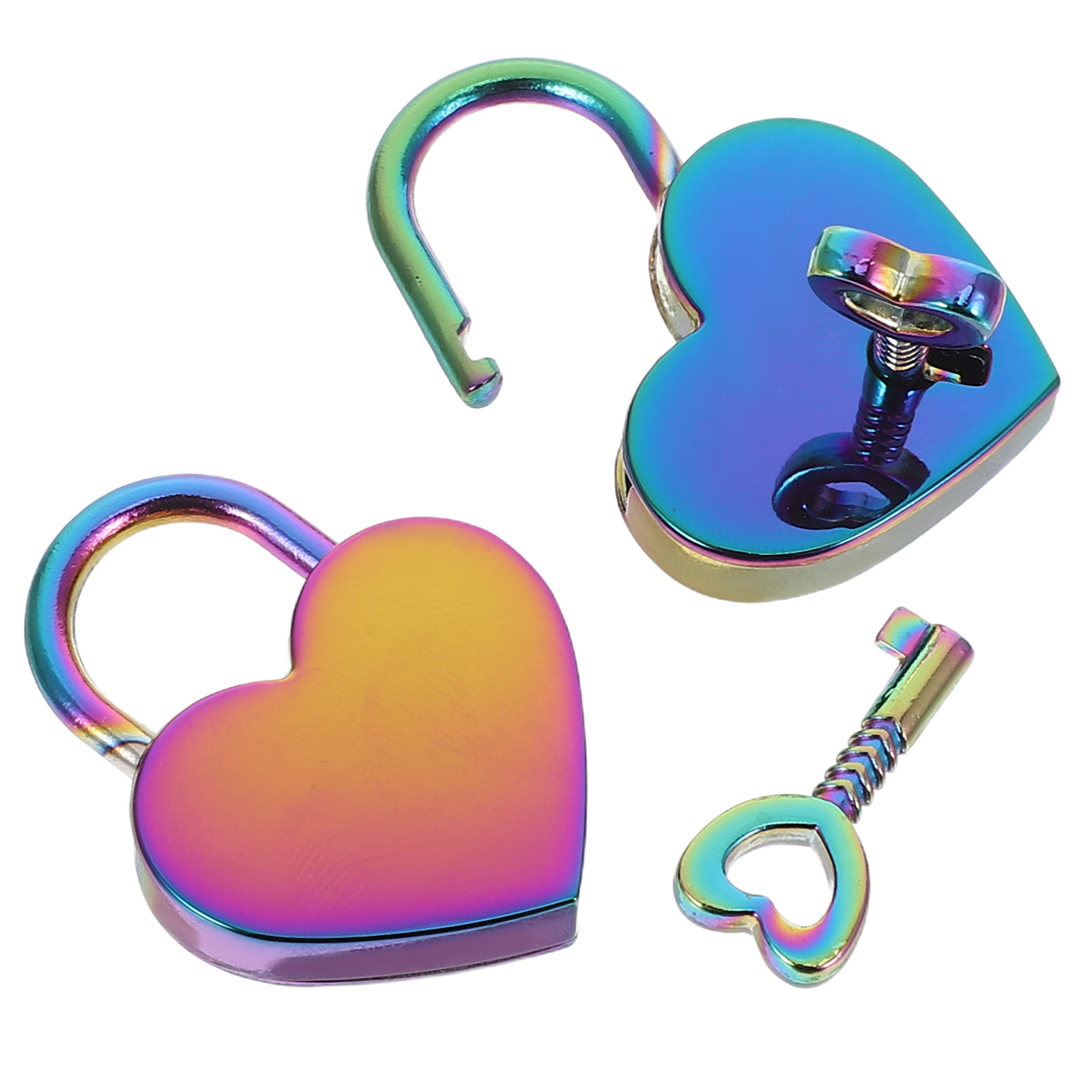 2Set Mini Heart Shaped Padlock - Body Jewelry Organizer recension och pris